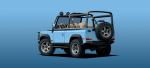 Land Rover Defender NAS-E 4x4 by Twisted 2020 года